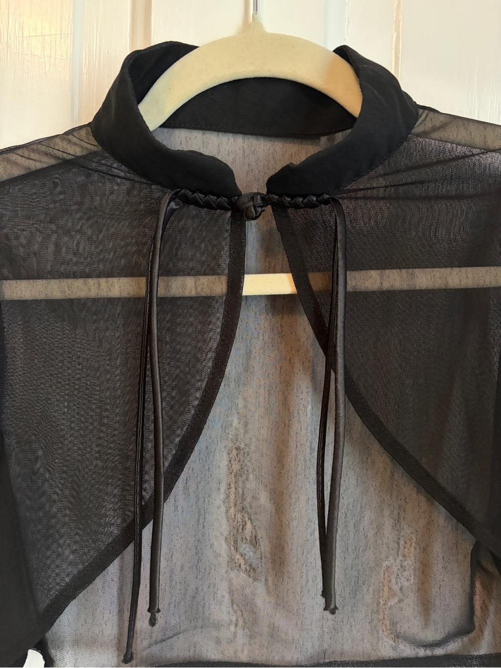 NWOT Sheer Black Shrug - Picture 2 of 8